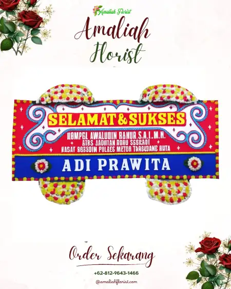 Papan Bunga Ucapan Selamat Sadawangi